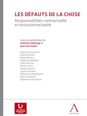 cover image of Les défauts de la chose